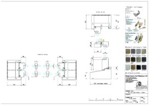 Technical Drawing - Timber Sliding Sash - Heritage Range - Global Doors 